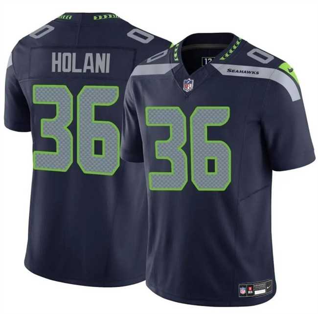 Men & Women & Youth Seattle Seahawks #36 George Holani Navy F.U.S.E Vapor Limited Football Stitched Jersey->seattle seahawks->NFL Jersey